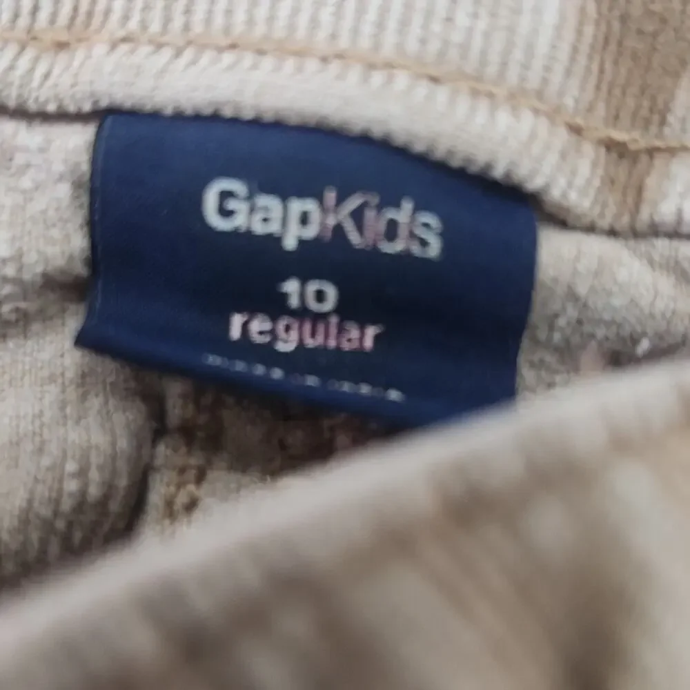 GAP Tan Corduroy Jeans with Straight Leg Cut